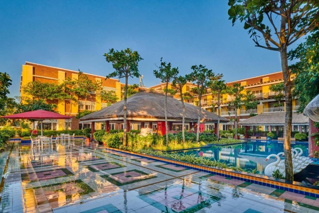 4 Nights 5 Days Puri Ratha Yatra Tour Package from Bhubaneswar Odisha 6 Luxury Tour Package for Puri Ratha Yatra 2025 - Mayfair waves Puri Beach Resort 5 star