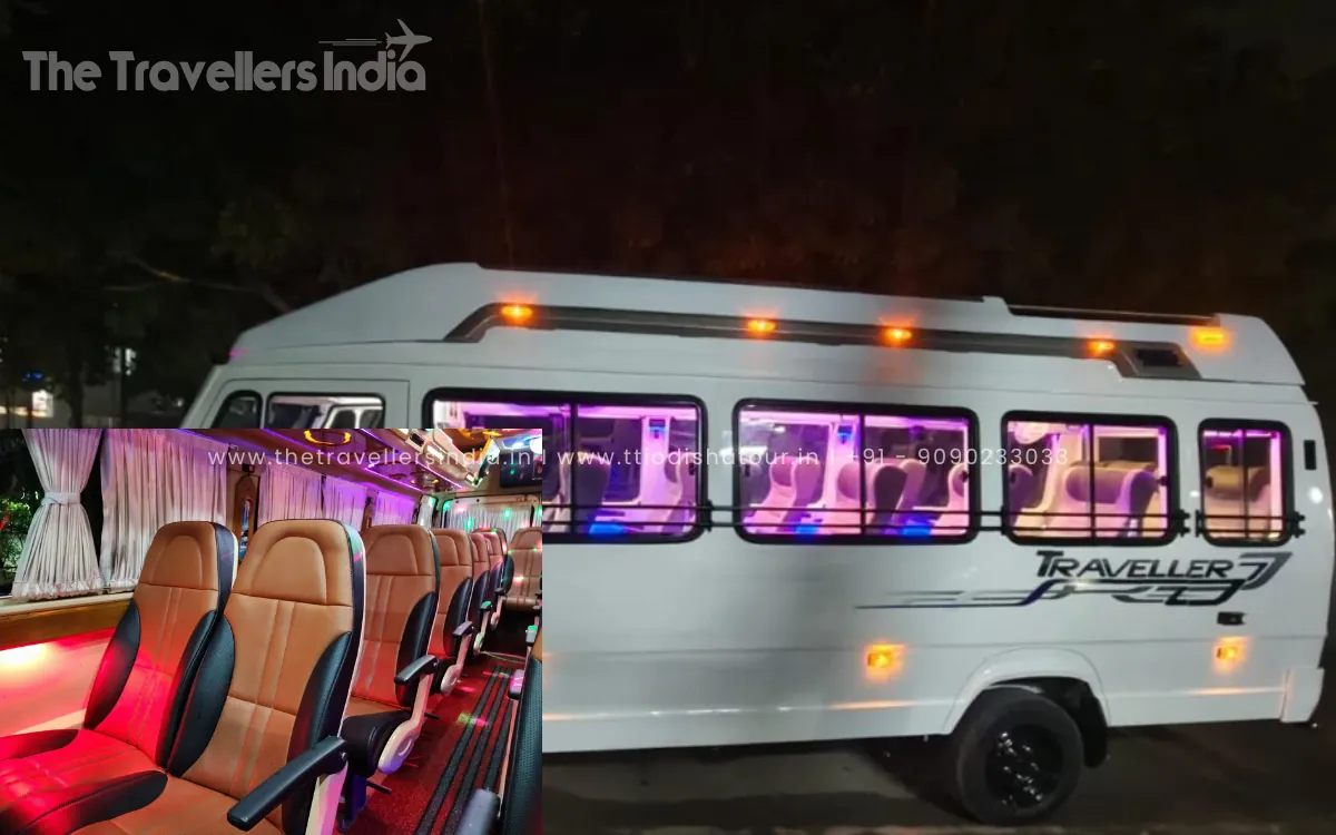 Home 13 Tempo Traveller Taxi Hire in Bhubaneswar for Puri and Chilika Trip