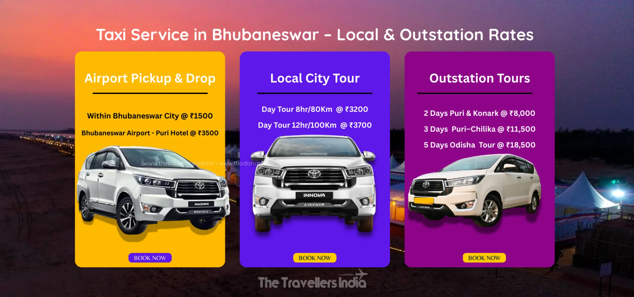 Bhubaneswar Taxi Service taxi service in Bhubaneswar with cab rental and airport transfer